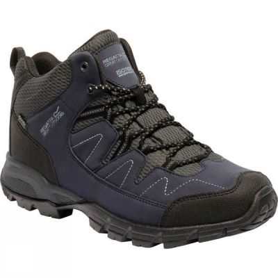 Botas Regatta Holcombe Mid Hombre Moradas / Gris - Chile VFH715093